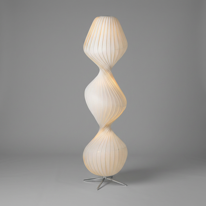 Lampadaire Sculpture de Soie